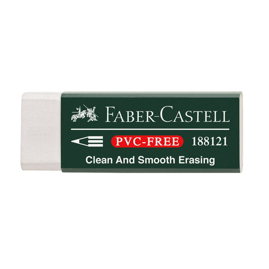 Faber-Castell Pencil Eraser Vinyl Large with sleeve Default Title