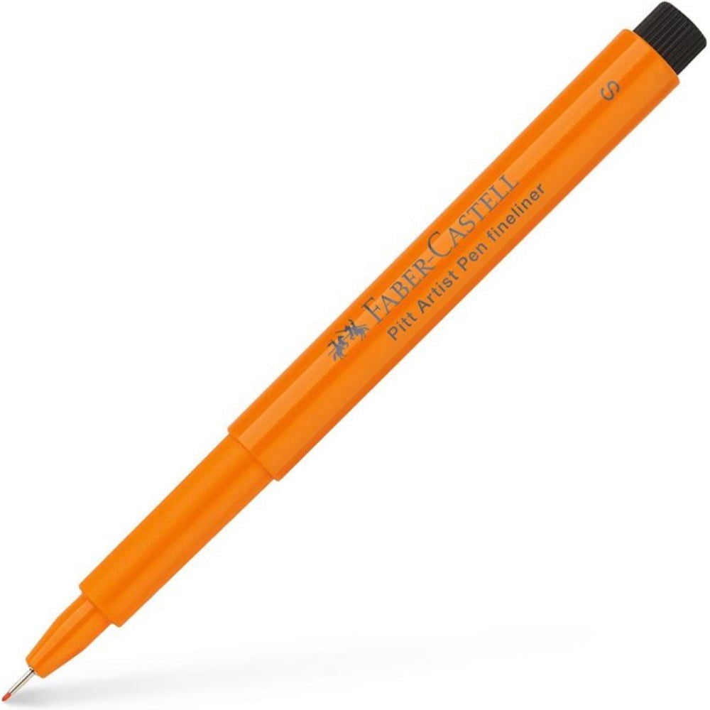 Faber-Castell Creative Marker Pen – Farbe „Orange Juice“, Permanent, Für Glas, Kunststoff, Metall & Papier