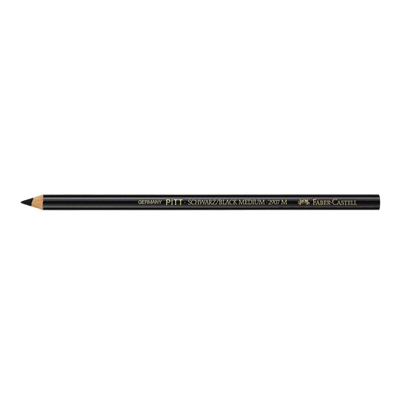 Faber-Castell Pitt Compressed Charcoal Pencil Black Medium Default Title