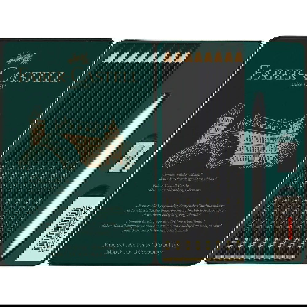 Faber-Castell Pitt Graphite Matt Pencil Tin of 11