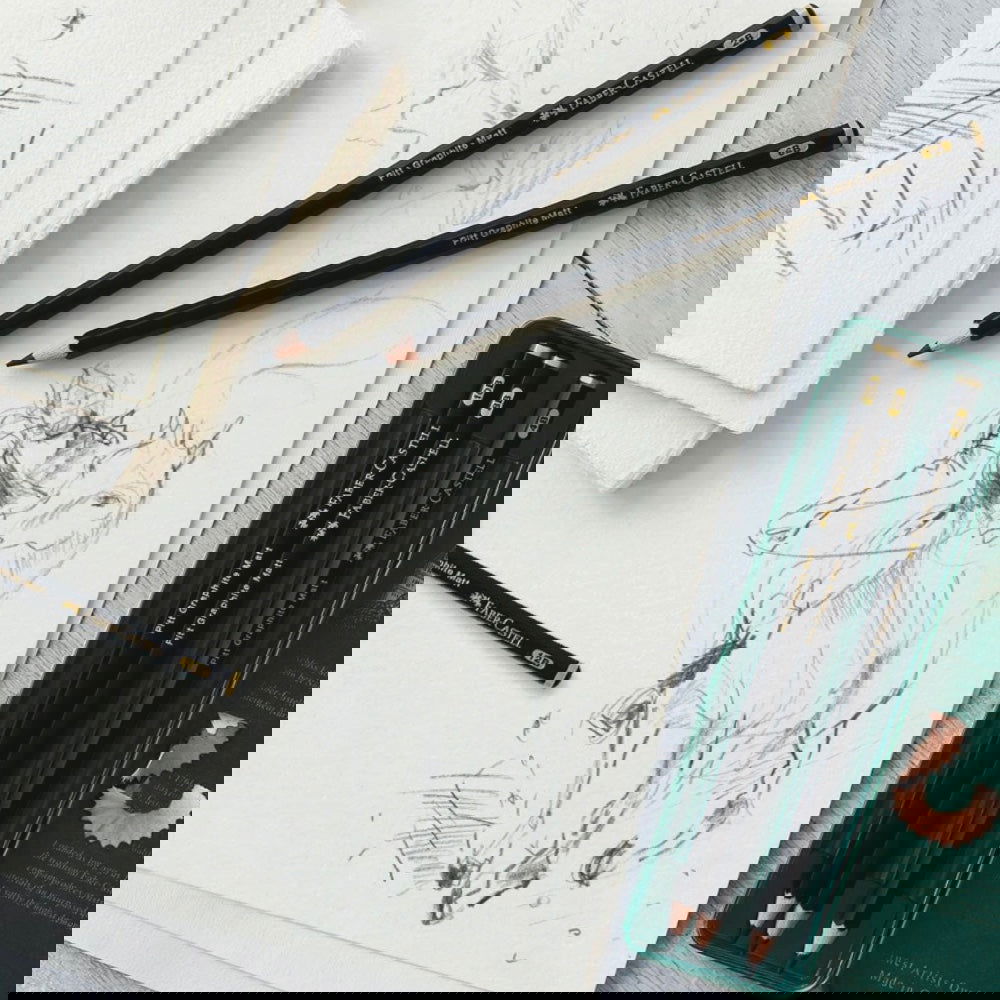 Faber-Castell Pitt Graphite Matt Pencil Tin of 6