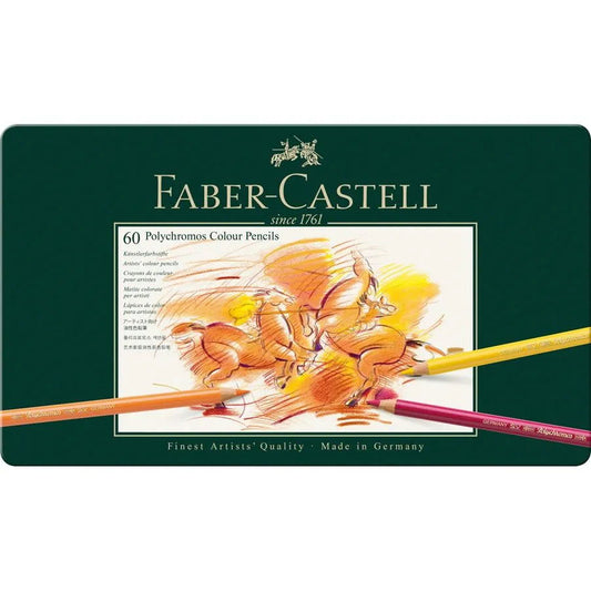 Faber-Castell Polychromos Pencils Assorted Tin of 60 Default Title