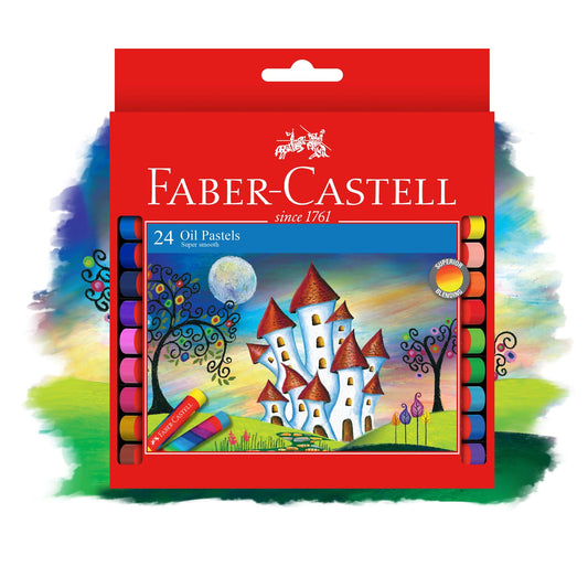 Faber-Castell Red Range Oil Pastel Box 24 image 1