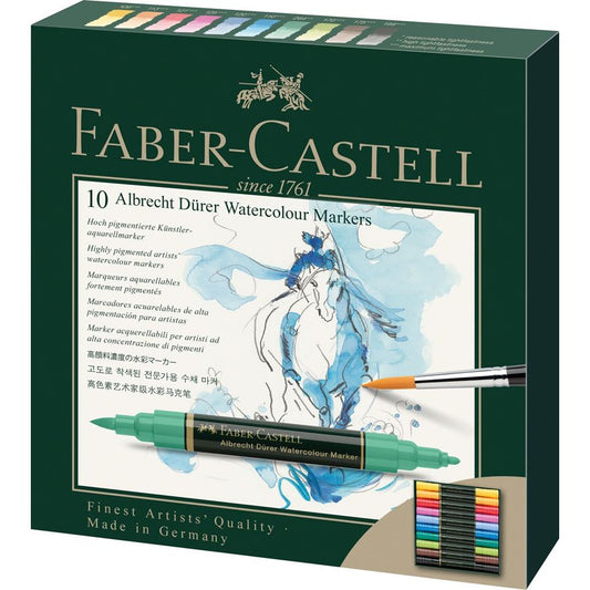 Faber-Castell A.D. Watercolour Marker Set 10pce Default Title