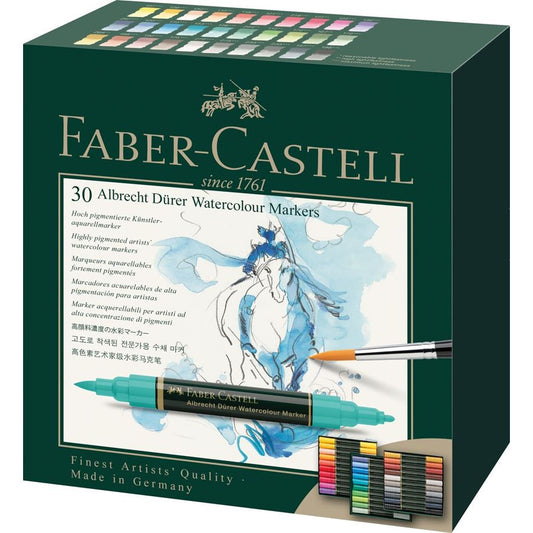 Faber-Castell A.D. Watercolour Marker Set 30pce image 1