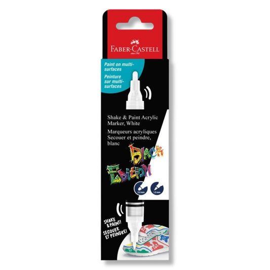 Faber-Castell Black Edition Acrylic Marker White Default Title
