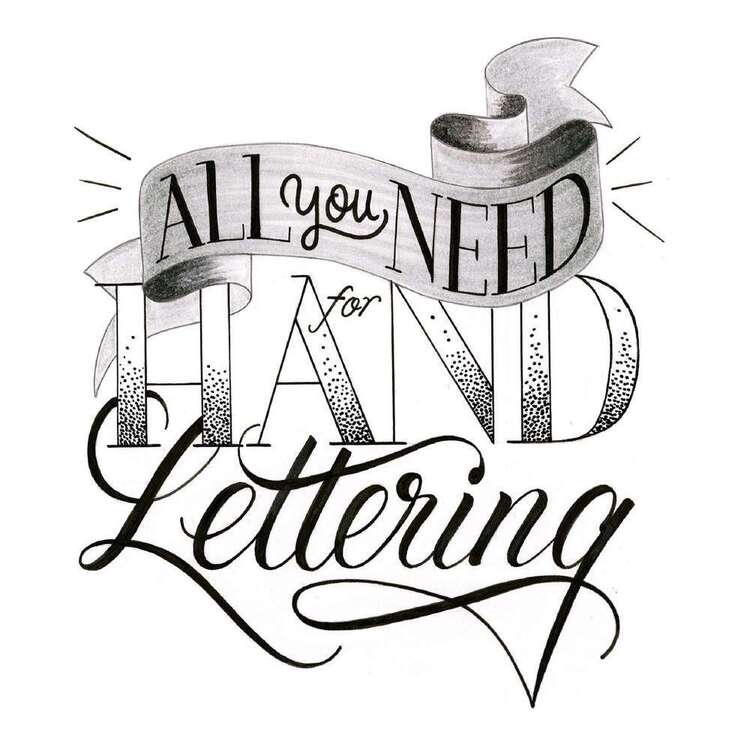 Faber-Castell Pitt Artist Pen Hand Lettering Black + Grey x 9 image 3