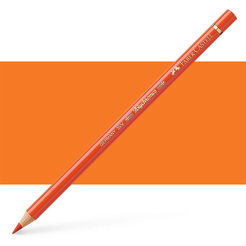 Faber-Castell Polychromos Pencil 115 DARK CADMIUM ORANGE