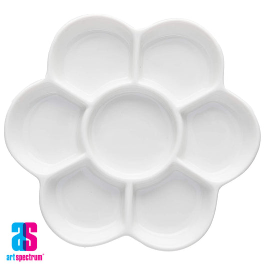 Art Spectrum Glazed Porcelain Flower Palette