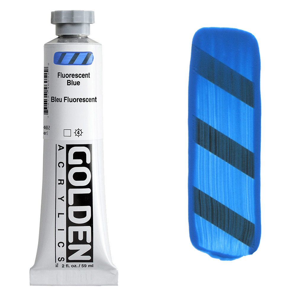 GOLDEN Heavy Body Acrylic 59ml S5 Fluoro Blue