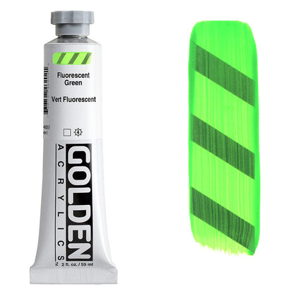 GOLDEN Heavy Body Acrylic 59ml S5 Fluoro Green