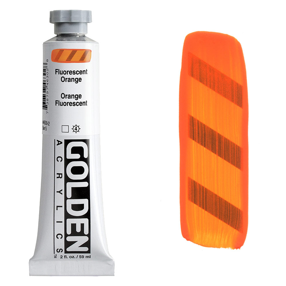 GOLDEN Heavy Body Acrylic 59ml S5 Fluoro Orange