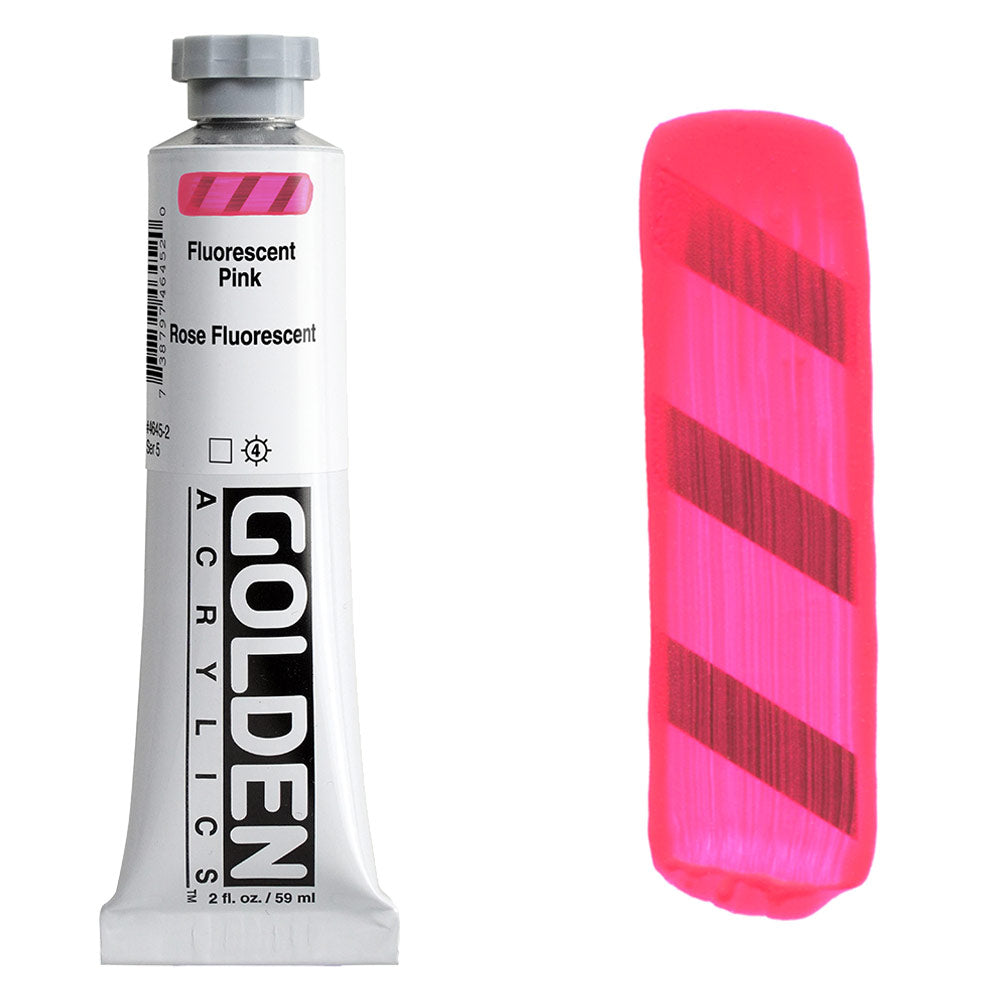 GOLDEN Heavy Body Acrylic 59ml S5 Fluoro Pink