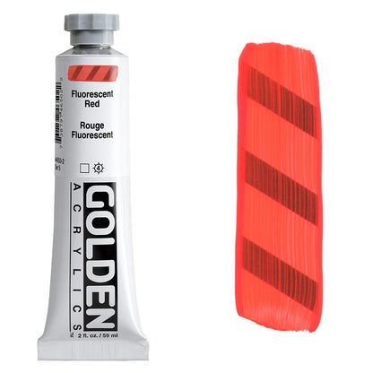 GOLDEN Heavy Body Acrylic 59ml S5 Fluoro Red