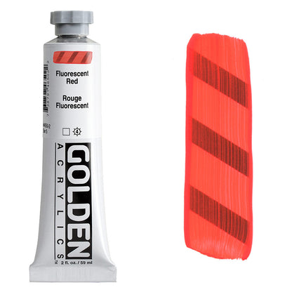GOLDEN Heavy Body Acrylic 59ml S5 Fluoro Red