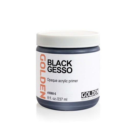 GOLDEN Medium 237ml - Black Gesso Default Title