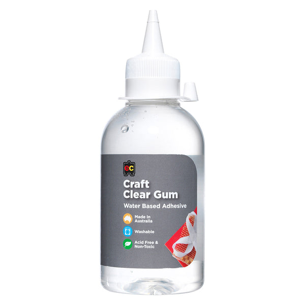 Educational Colours CLEAR CRAFT GUM 250ml