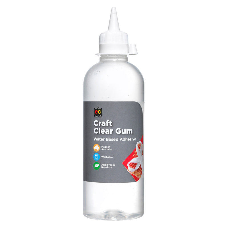 Educational Colours CLEAR CRAFT GUM 500ml