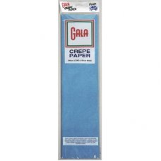 Gala Crepe Paper 50cm x 240cm Sky Blue