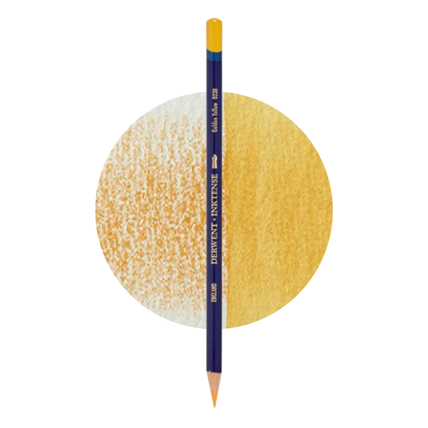 Derwent Inktense Pencil Golden Yellow 0230