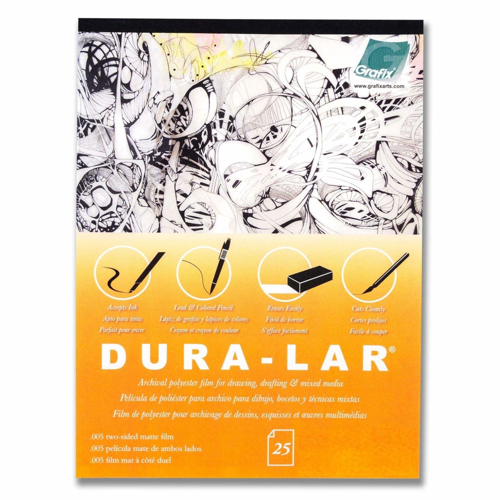 Grafix Dura-Lar Matte Sheets A4 Per sheet | Artist Tracing Transfer ...