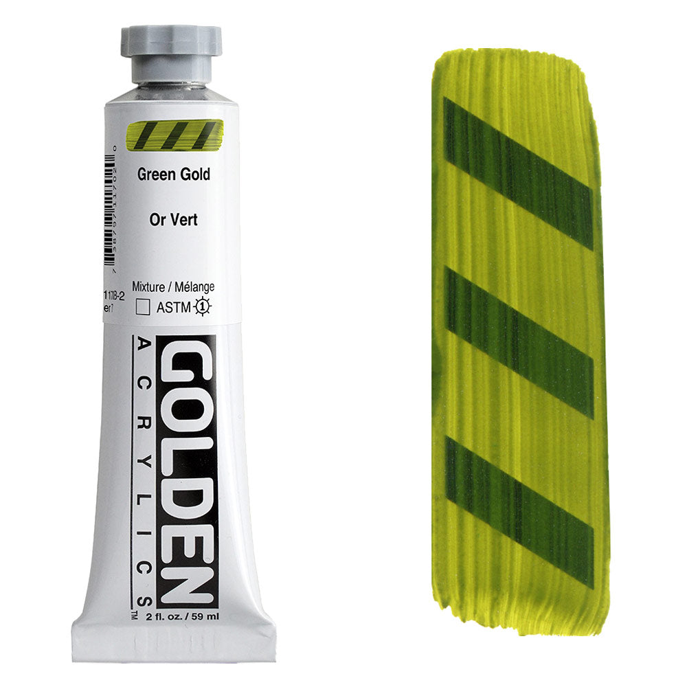 GOLDEN Heavy Body Acrylic 59ml S7 Green Gold