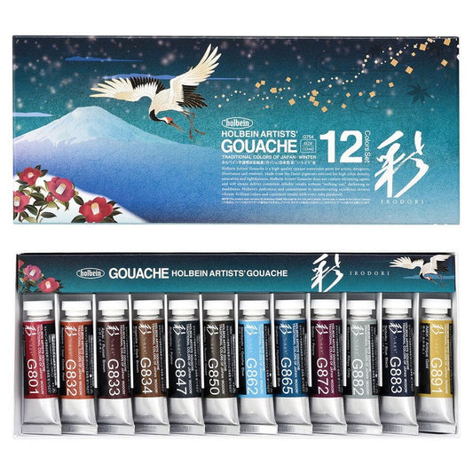 Holbein Artists Gouache Irodori Set 12x15ml - WINTER Default Title