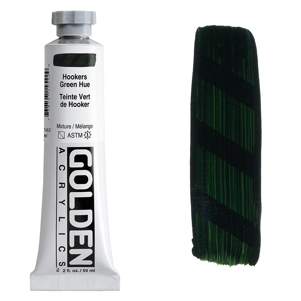 GOLDEN Heavy Body Acrylic 59ml S7 Hookers Green Hue