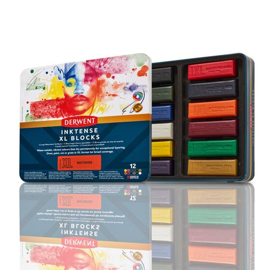 Derwent Inktense XL Blocks Tin of 12 Default Title