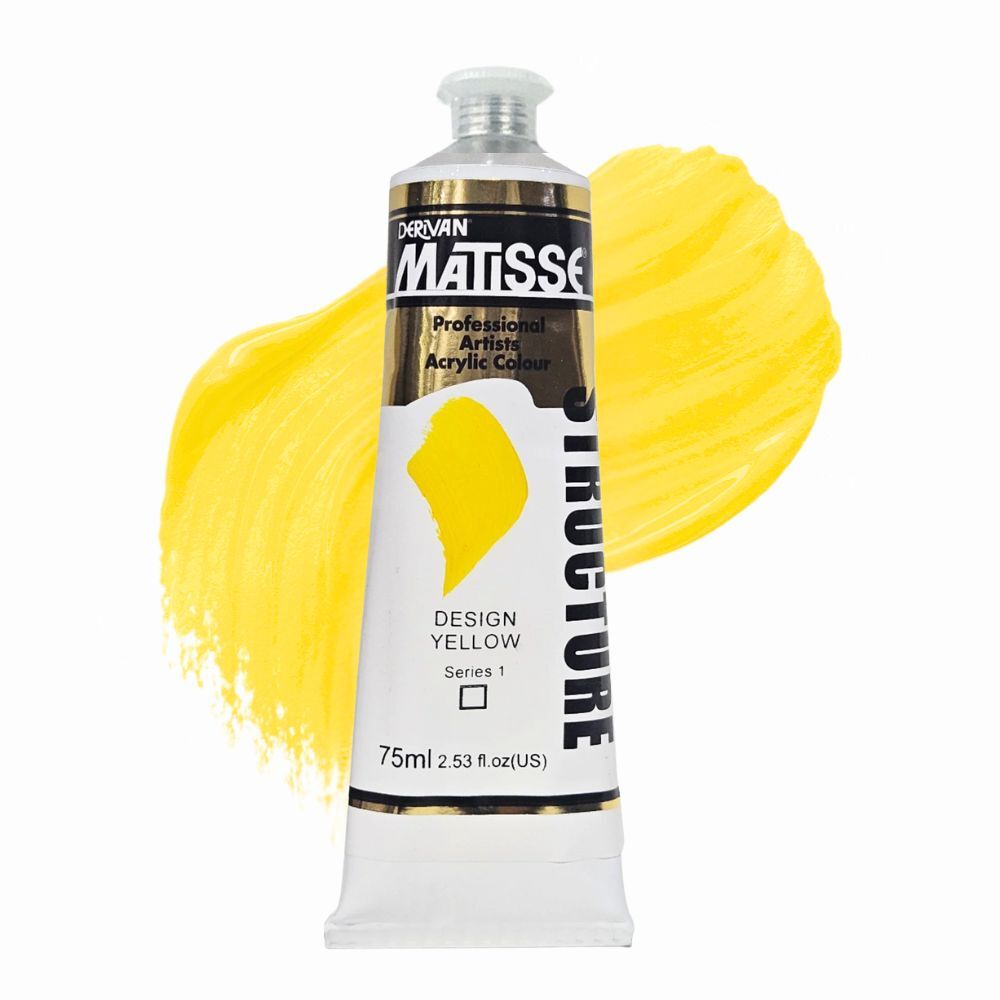 MATISSE STRUCTURE ACRYLIC 75ml S1 Designers Yellow