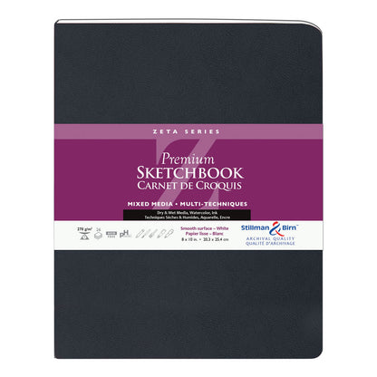 Stillman and Birn ZETA Sketchbook Softcover Portrait image 3