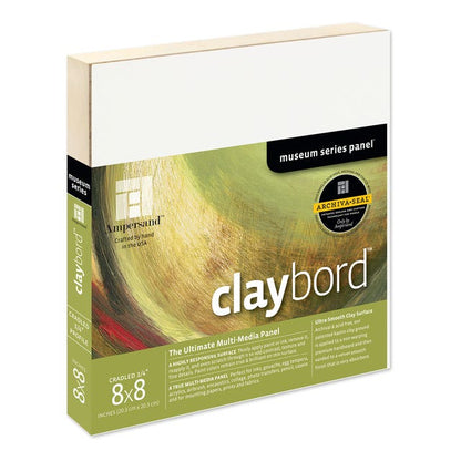 Ampersand Claybord Cradle 7/8in depth 8x8in - 20.32cm x 20.32cm