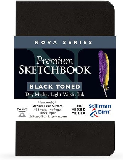 Stillman and Birn NOVA Sketchbook Softcover Portrait image 1