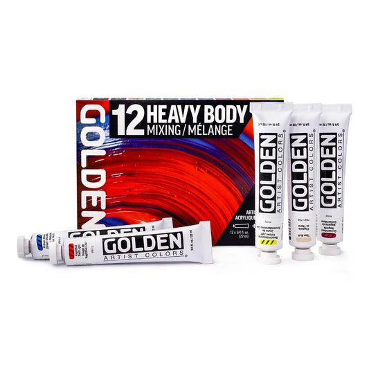 GOLDEN Heavy Body Acrylic Mixing Set Default Title