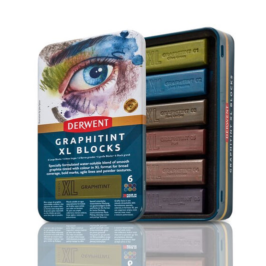 Derwent Graphitint XL Blocks Tin of 6 Default Title