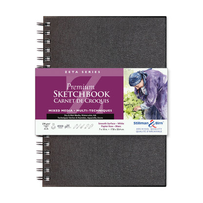 Stillman and Birn ZETA Sketchbook Wirebound Portrait image 2