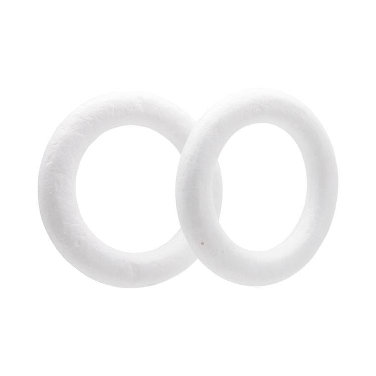 Shamrock Decofoam Wreath Round 150mm 2pc Default Title