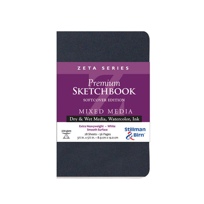 Stillman and Birn ZETA Sketchbook Softcover Portrait image 1