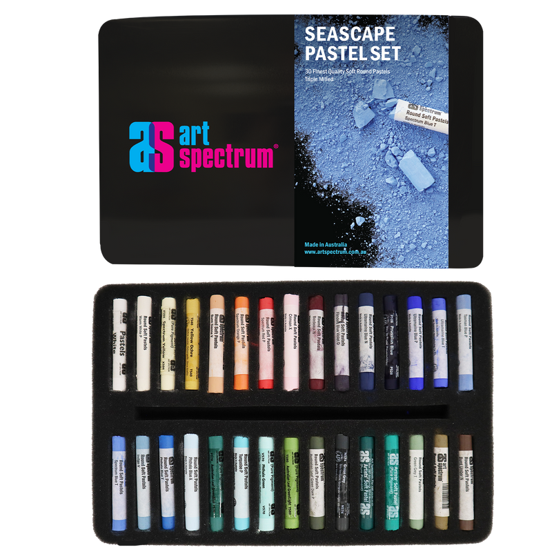 Art Spectrum Soft PASTEL Set of 30 - Seascape Colours