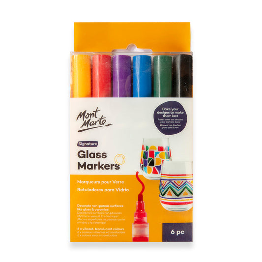 Mont Marte Glass Markers 6pc Default Title