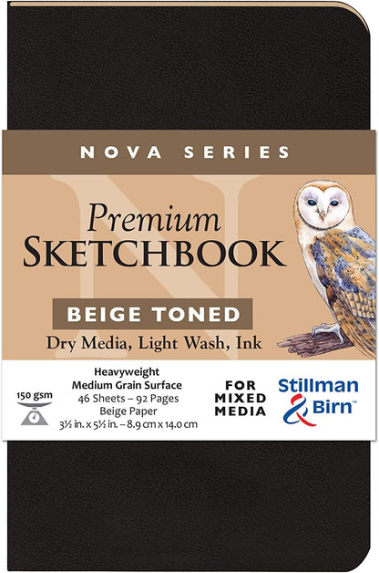 Stillman and Birn NOVA Sketchbook Softcover Portrait image 2