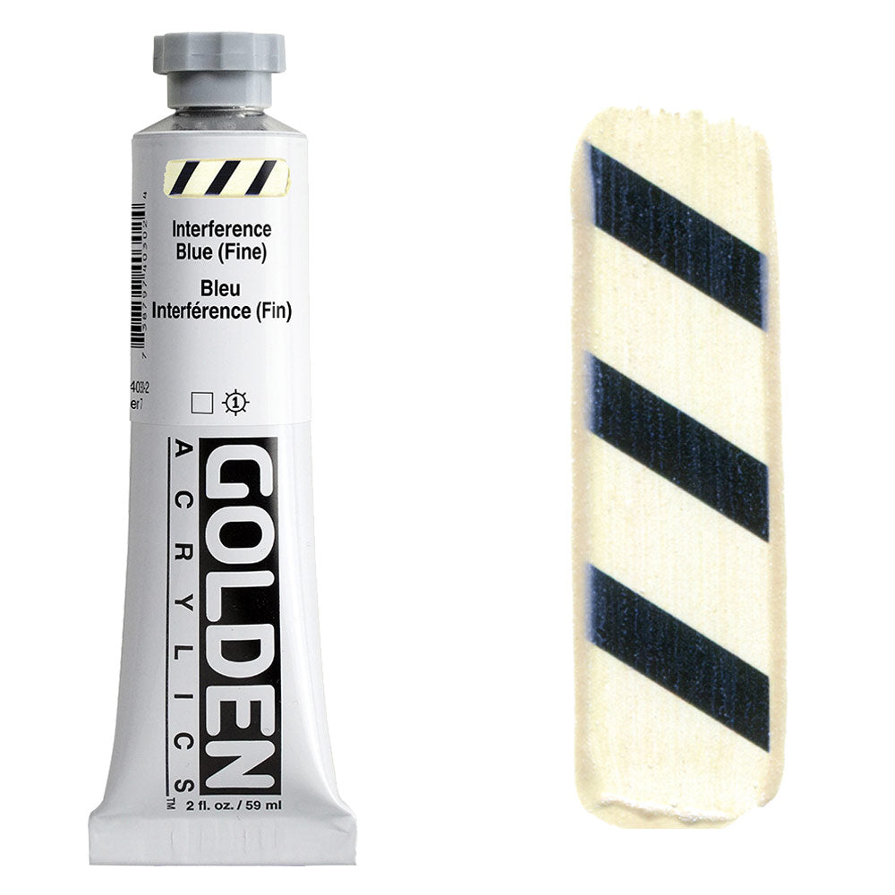 GOLDEN Heavy Body Acrylic 59ml S7 Interference Blue Fine