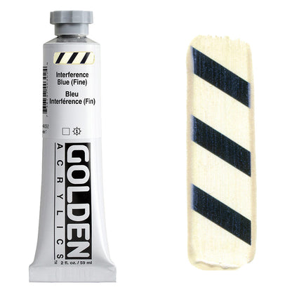 GOLDEN Heavy Body Acrylic 59ml S7 Interference Blue Fine