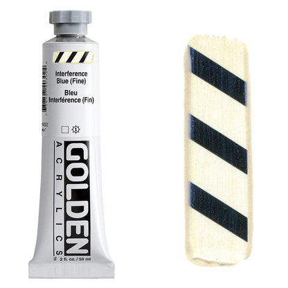 GOLDEN Heavy Body Acrylic 59ml S7 Interference Blue Fine