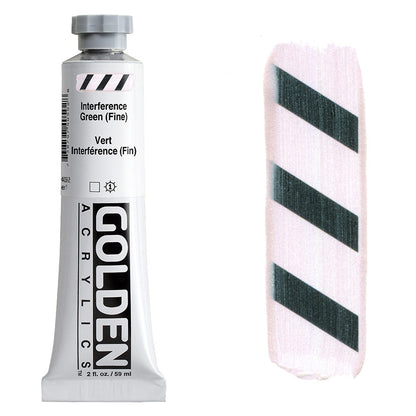 GOLDEN Heavy Body Acrylic 59ml S7 Interference Green Fine