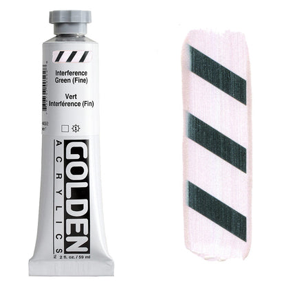 GOLDEN Heavy Body Acrylic 59ml S7 Interference Green Fine