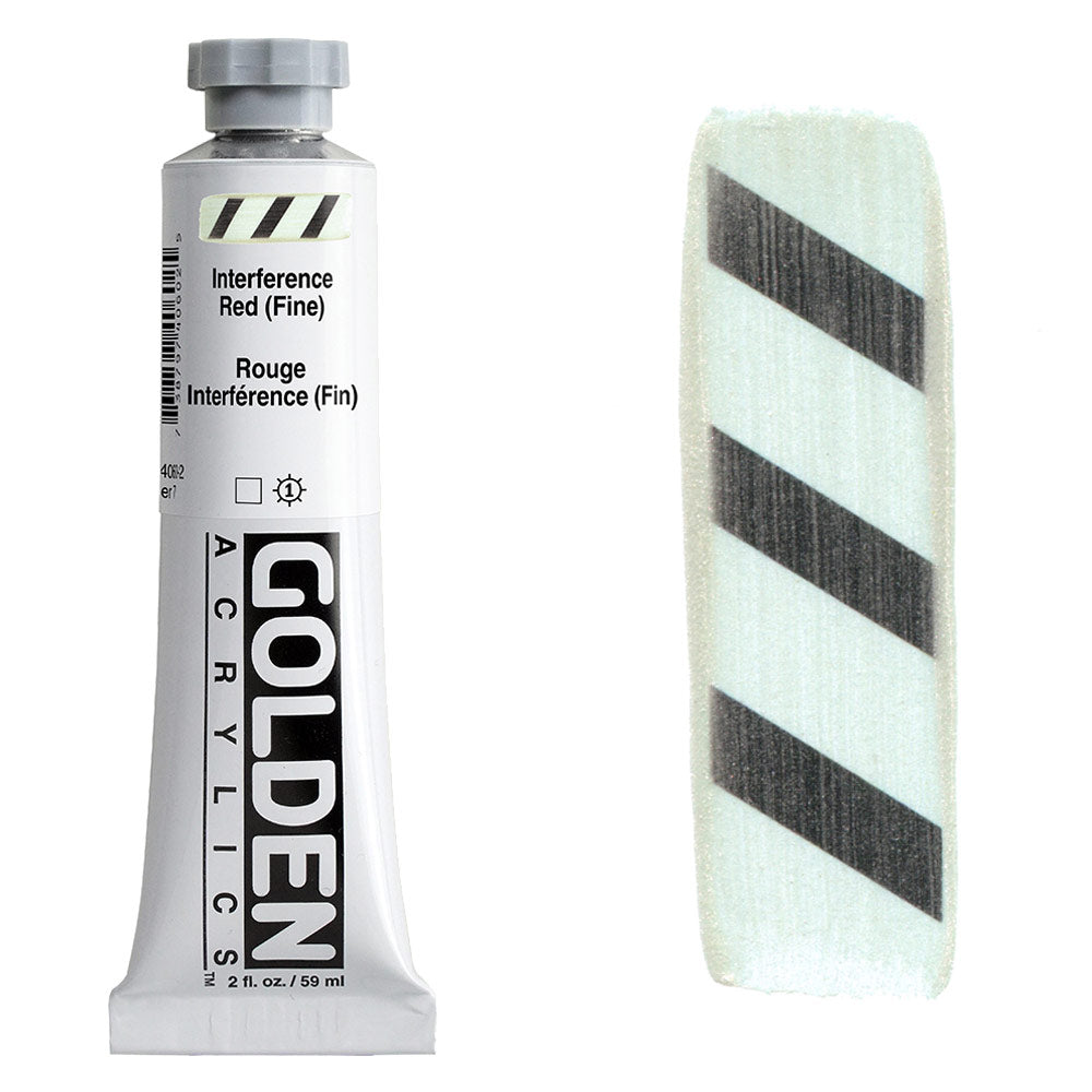 GOLDEN Heavy Body Acrylic 59ml S7 Interference Red Fine