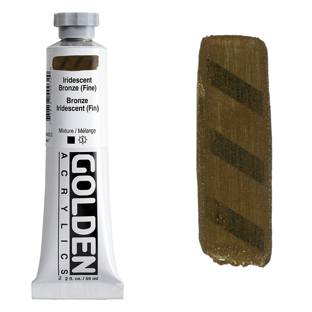 GOLDEN Heavy Body Acrylic 59ml S7 Iridescent Bronze Fine