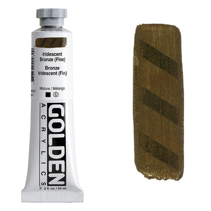 GOLDEN Heavy Body Acrylic 59ml S7 Iridescent Bronze Fine