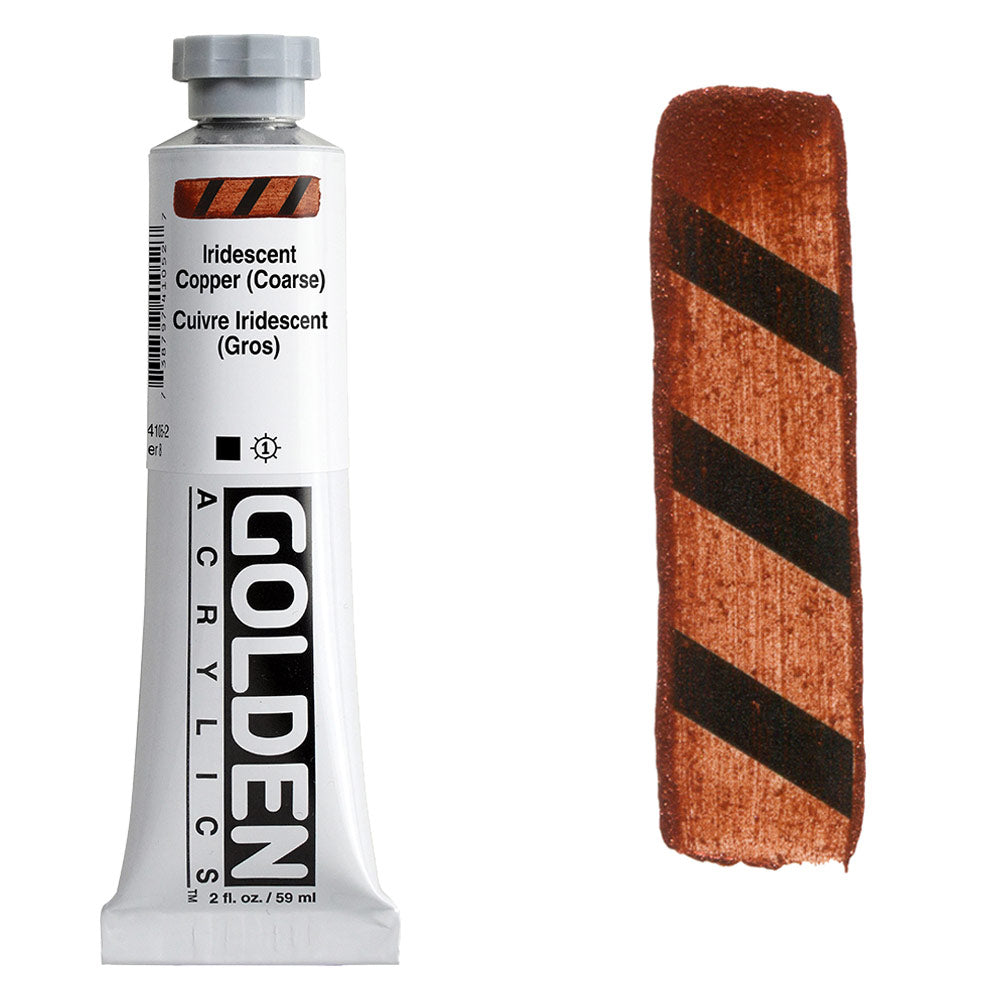 GOLDEN Heavy Body Acrylic 59ml S8 Iridescent Copper Coarse